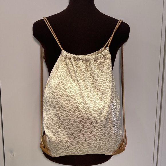 Timberland canvas drawstring backpack embroidered logo - Picture 13 of 15